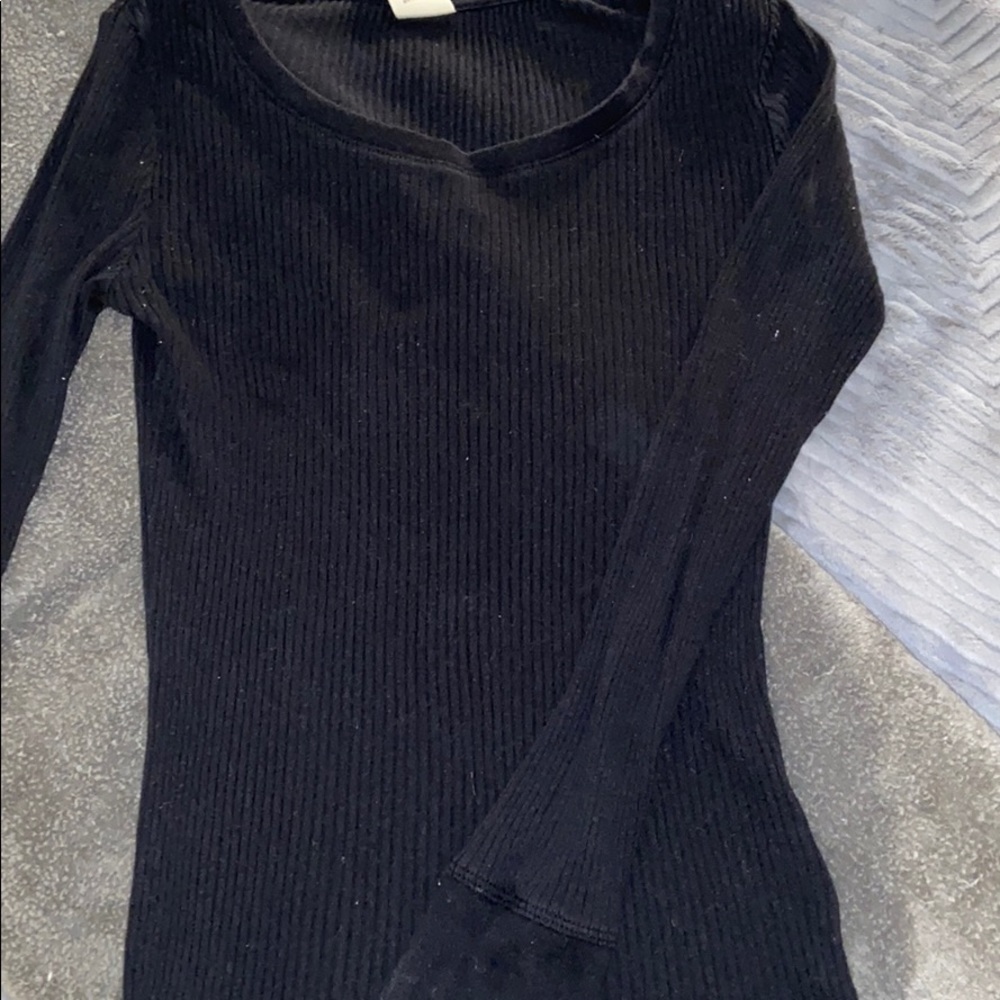 plain black long sleeve